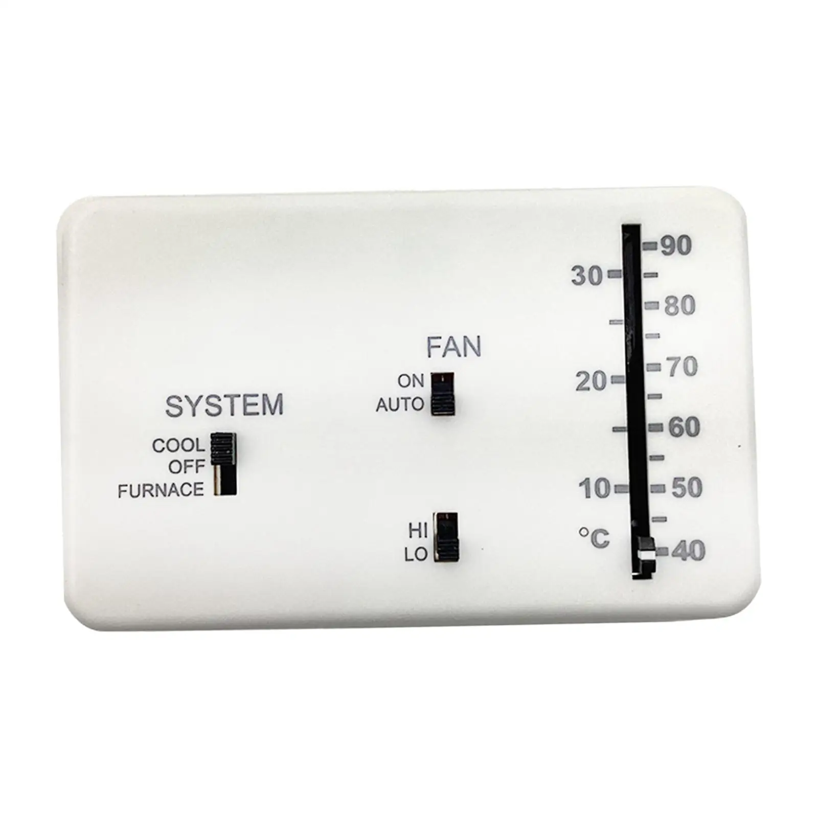 

RV Analog Thermostat Replace Parts Cool/furnace/Fan/Off white for Dometic