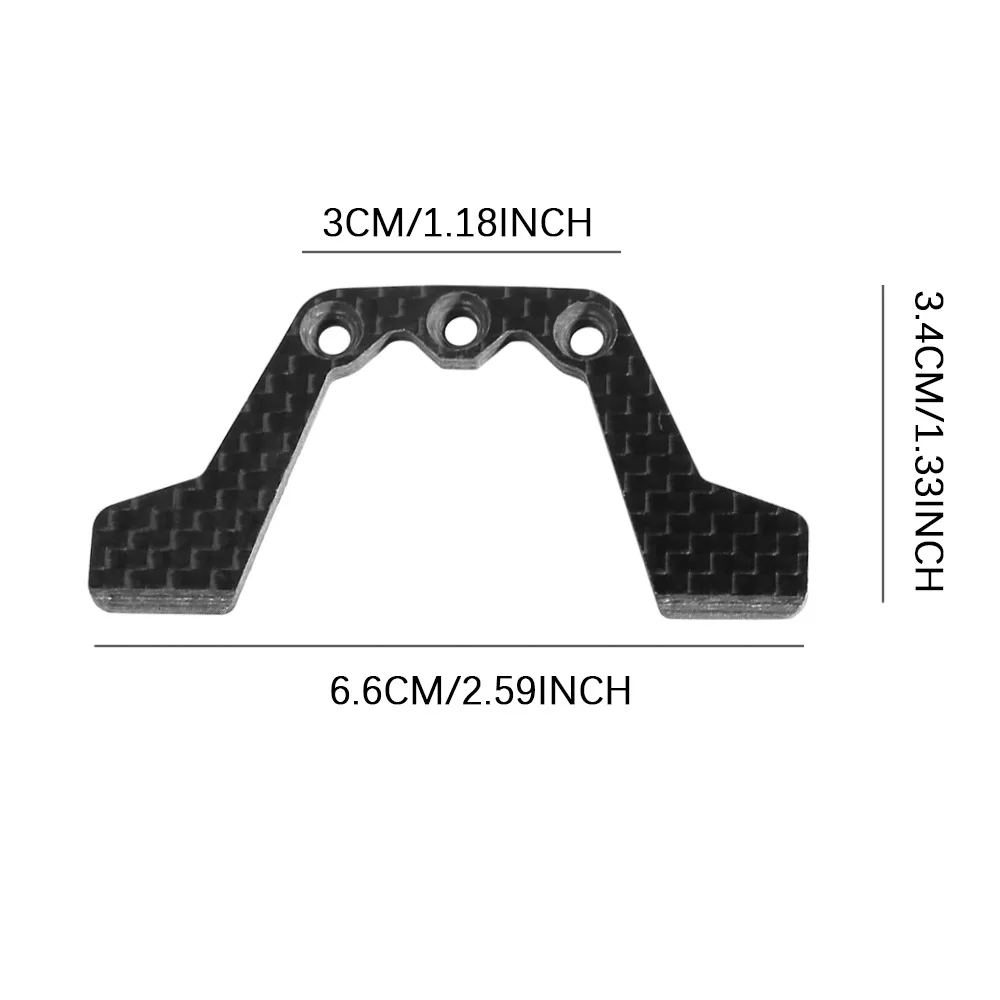 Carbon Fiber Down Stop Droop Plate TATT-033 for Tamiya TT02 TT-02 1/10 RC Car Upgrade Parts Accessories