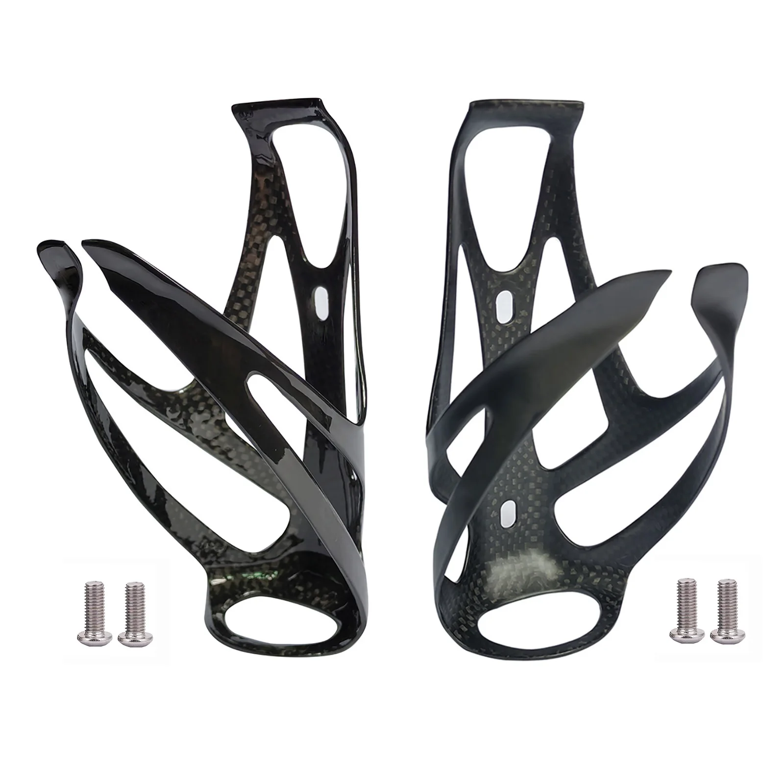 

Full Carbon Fiber No Logo 3K Bicycle Water Bottle Cage MTB Road Bike Water Bottle Holder Cages Matte Black Glossy, Weight 19g±2g