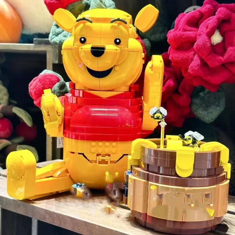 2026-new-cartoon-character-theme-model-the-pooh-with-honey-jar-creative-toys-birthday-gifts-for-boys-and-girls