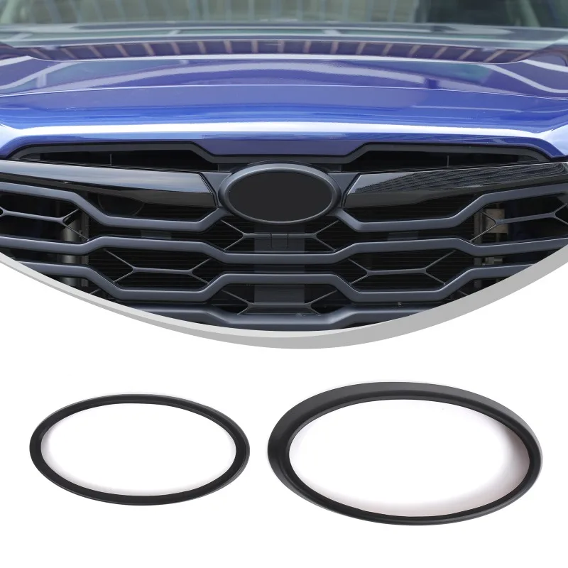 

ABS For 2024+ Subaru Crosstrek Front and Rear Emblem Trim Rings Car Accessories