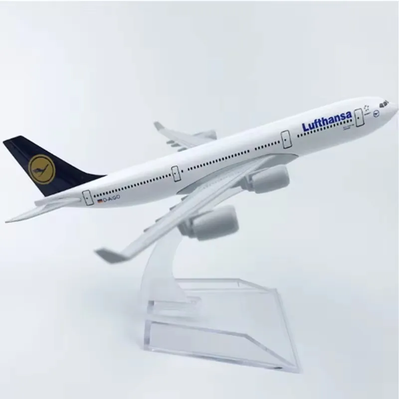 16 سنتيمتر/20 سنتيمتر AeroMexico طيران B787/البرتغالية A330/Lufthansa A380/340 طائرة دييكاست سبيكة نموذج طائرة مع حامل جمع