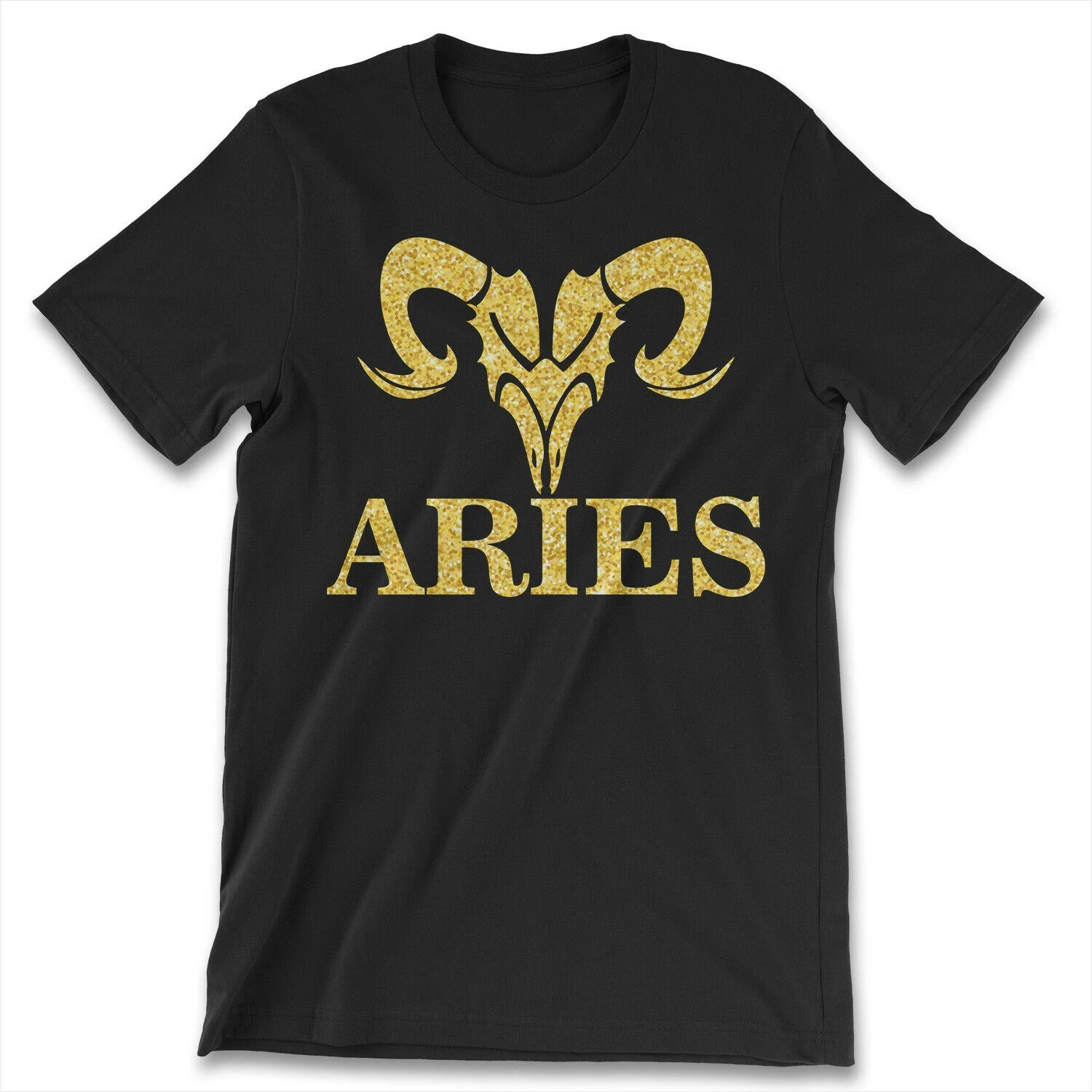 Camiseta con eslogan de nacimiento del horóscopo del zodiaco Aries, regalo de la fortuna, 100% algodón, cuello redondo, camiseta informal de manga corta de verano para hombre, talla S-3XL