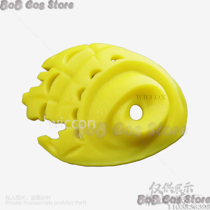 Anime Dandadan Cosplay Turbo Granny 3D Printing Base Half Mask Hard Plastic Mask Costume For Halloween Christmas Cos Customized