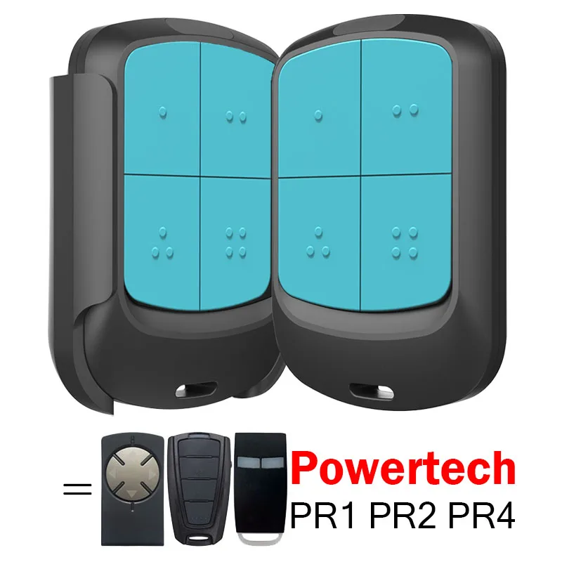 

Powertech Gate Opener PR1 PR2 PR4 Garage Door Remote Control 433.92MHz Rolling Code Gate Remote Control 4 Channels Transmitter