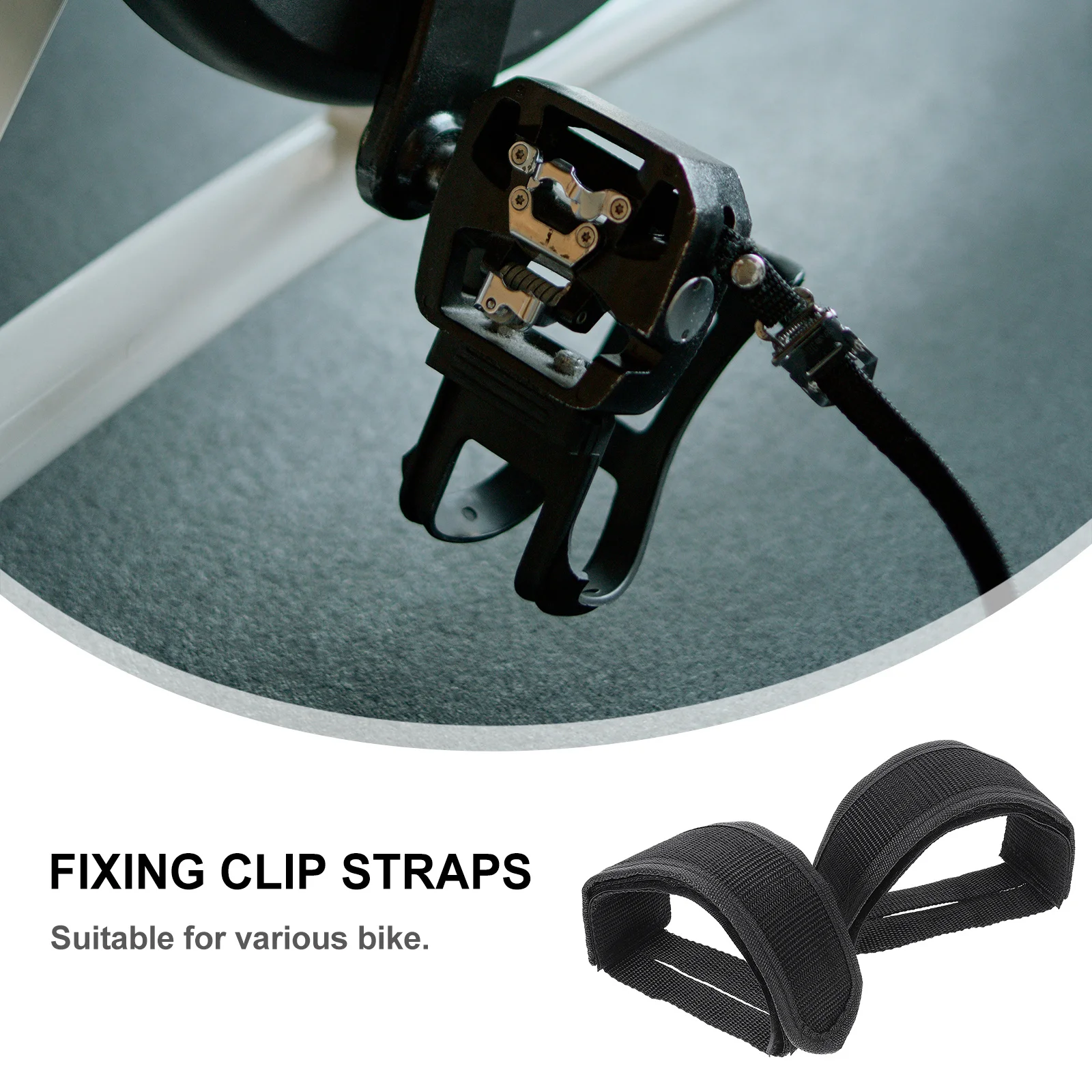 

1Pair Wear-Resistant Bike Pedal Straps Adjustable Durable Cycling Accessories Practical Comfortable Riding Bike Pedal Straps