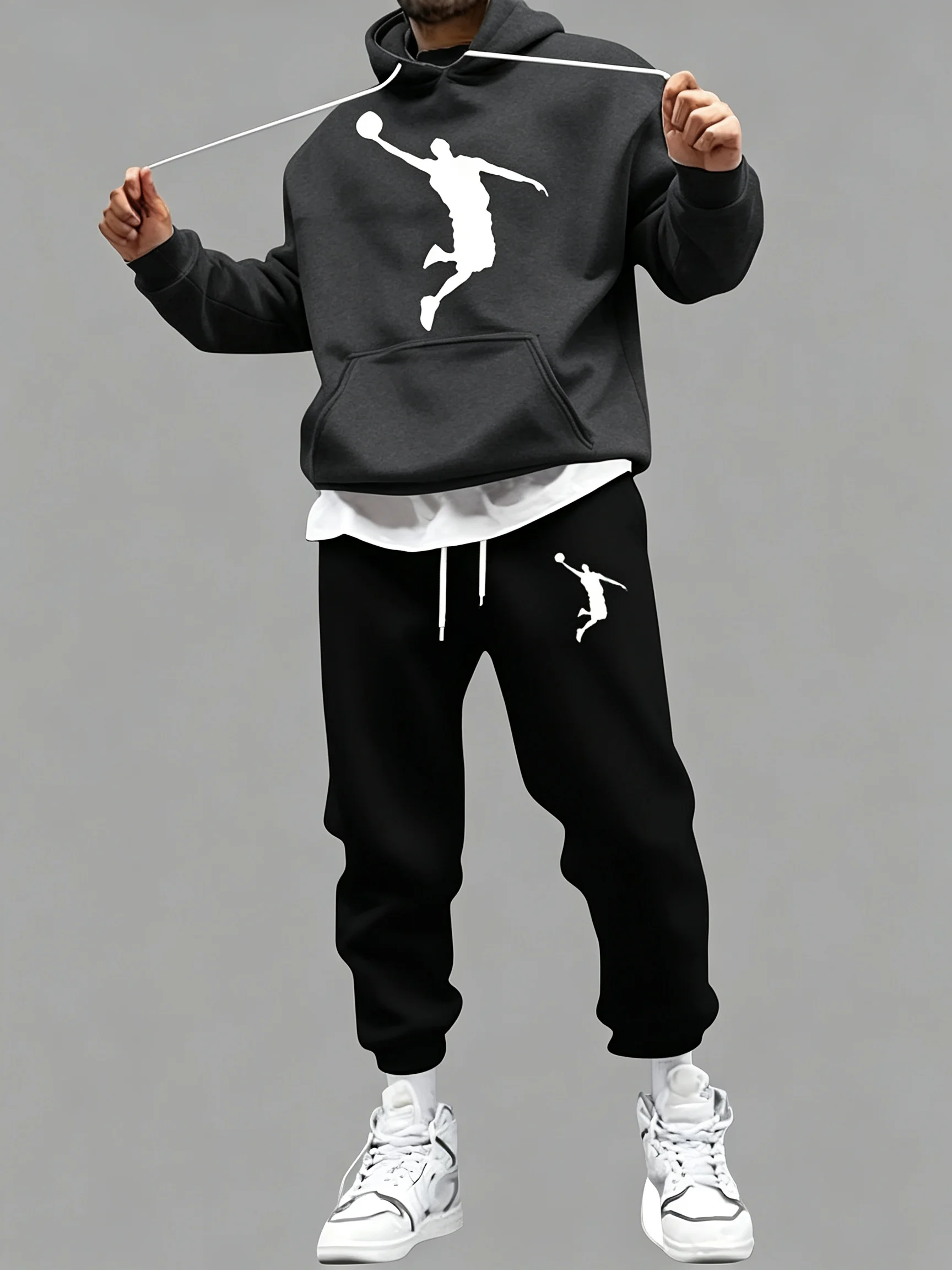 Nuovo Set Felpa con Cappuccio  - Street Fashion Men recensione e prezzo