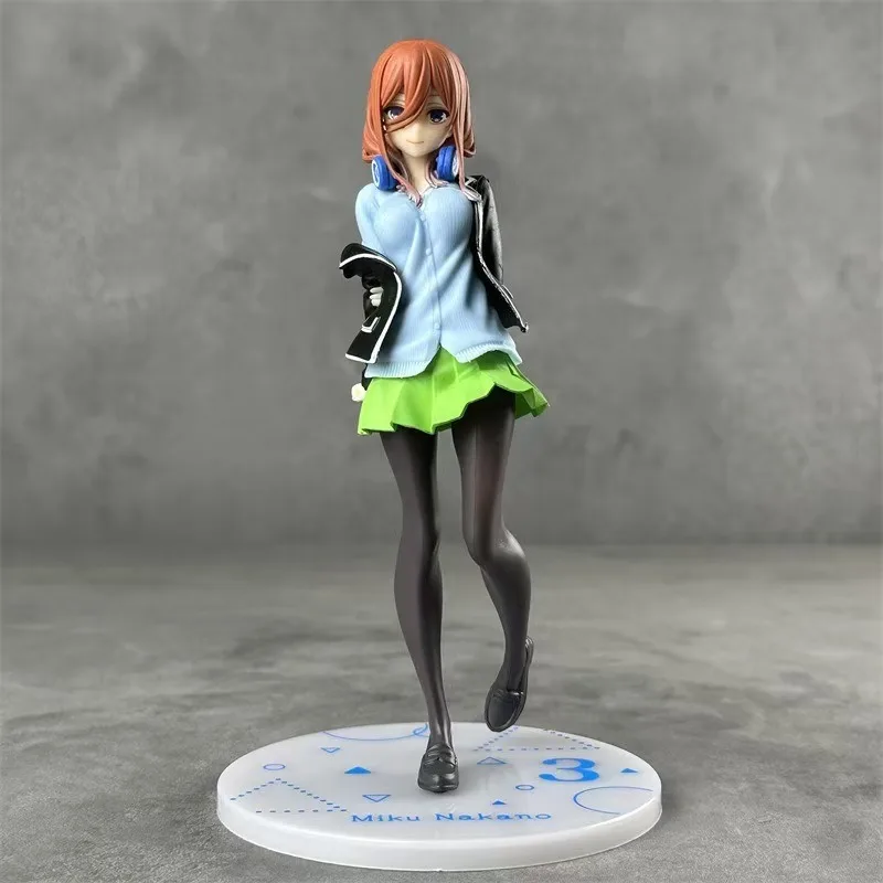 

In Stock Cardigan Dress Date Standing Pose Miku Nakano Figure Collectible Gift Model