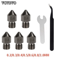 MK8 Hardened Steel Nozzle for Creality Ender 3/Ender 3 Pro/Ender 3 V2/S1/CR-10 | Upgraded All-Metal 3D Printer Nozzle