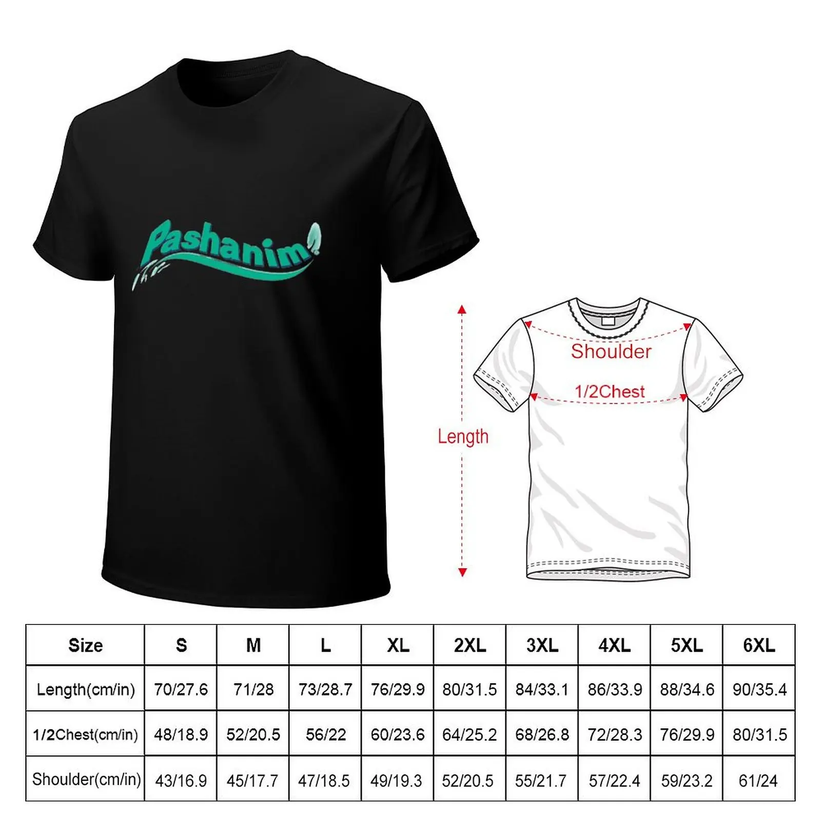 Pashanim Airwaves Logo T-Shirt Fashion Letter Print T-Shirt