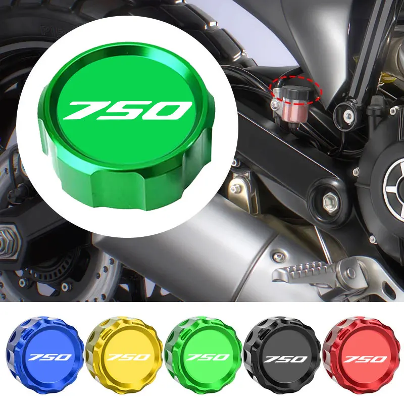 Motorcycle CNC rear brake fluid protection cap For KAWASAKI Z750 Z 750 Z750S 2005 2006 2007 2008 2009 2010 2011 2012