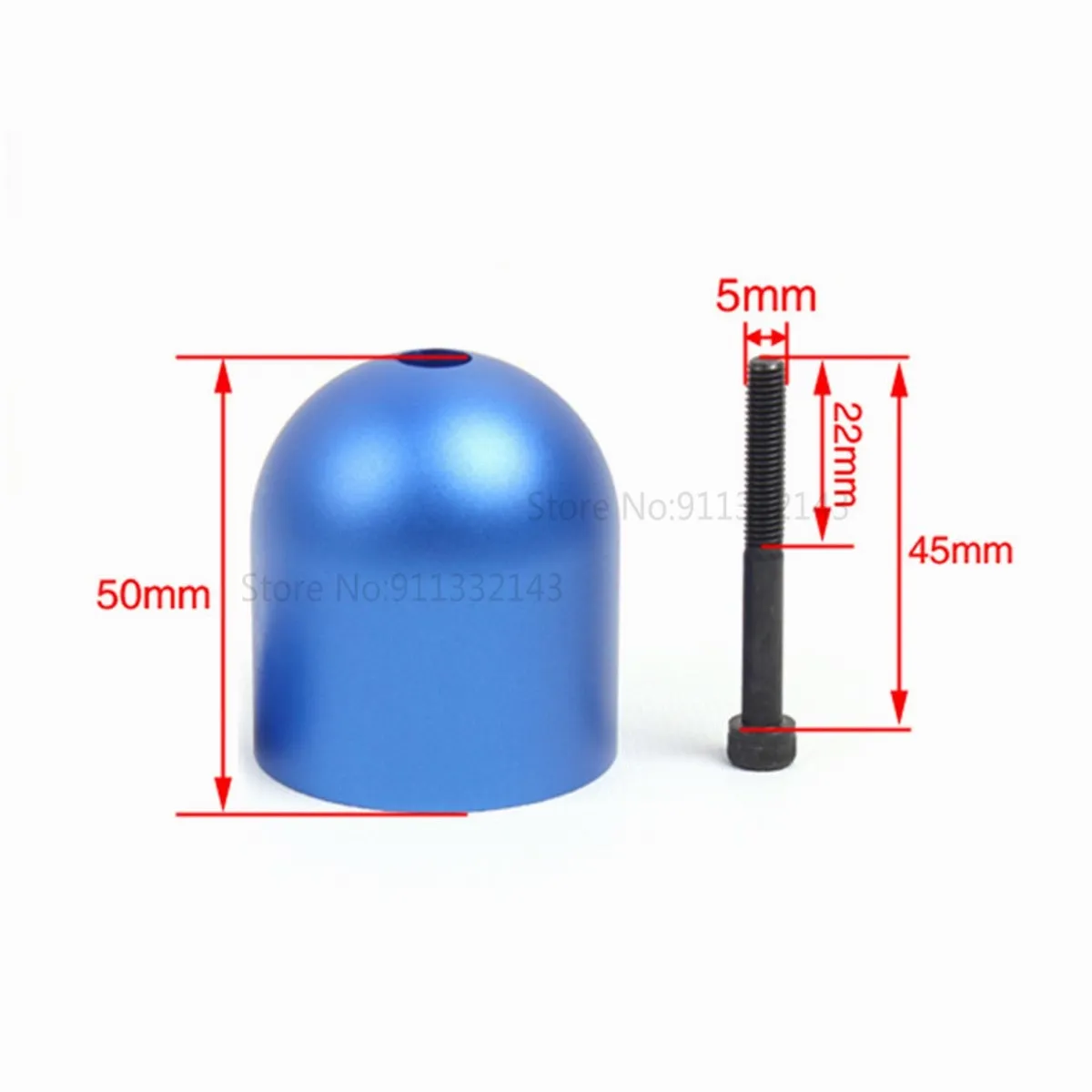 1PC 1.75 inch Aluminum Alloy Propeller Fairing 45mm Paddle Spinner Cover for RC Aircraft Model DLE 30/55 Engine Motor Gasoline