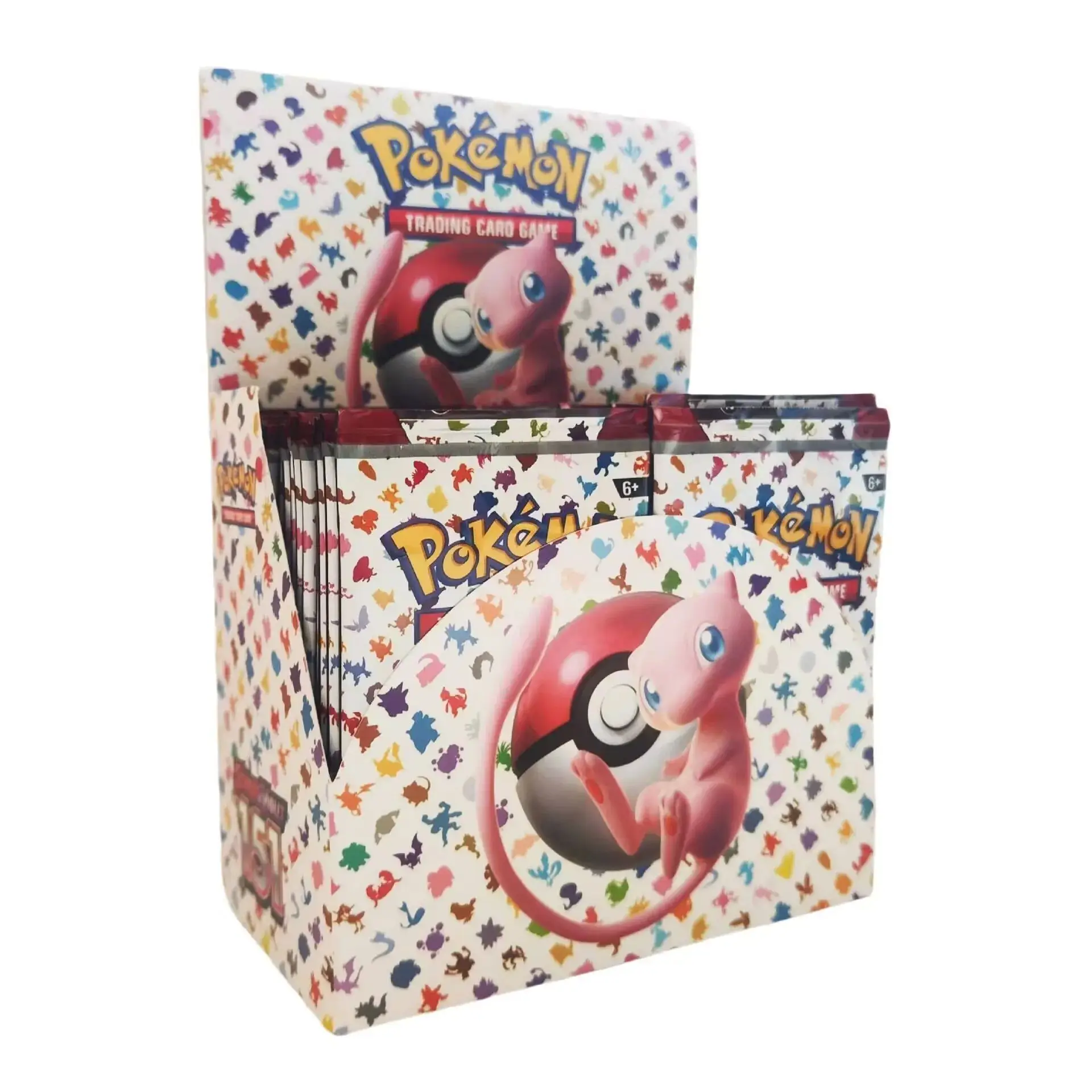 360 unids/set tarjeta de Pokémon SCARLET & VIOLE 151 evoluciones prismáticas PALDEAN FATES Black Bolt English Booster tarjeta de transacción de batalla