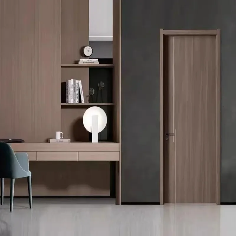 for Wooden Door Solid Wood Composite Multi-layer Room Bedroom Soundproof Modern Simple Interior Door