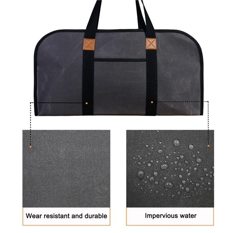 سجل تخزين حامل الناقل قماش الحطب حقيبة الخشب حمل في الهواء الطلق المحمولة المنظم سجل الناقل للحطب