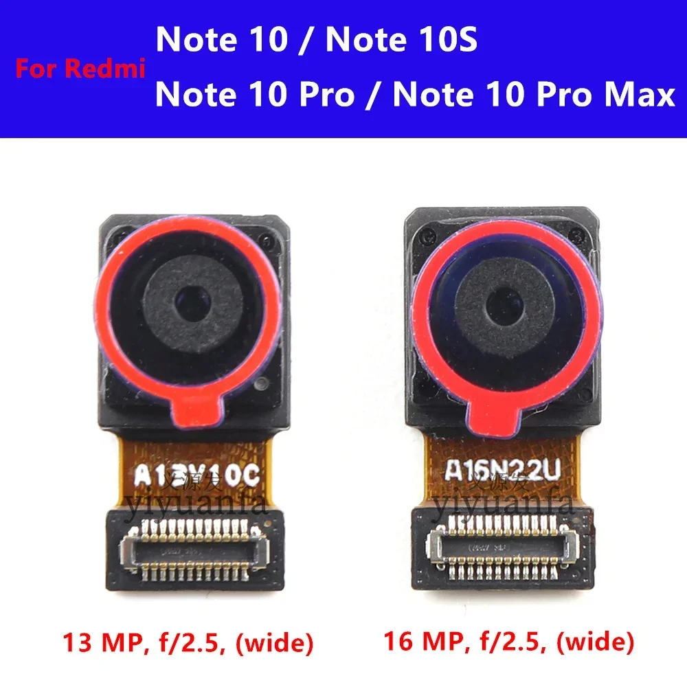 For Xiaomi Redmi Note 10 Pro Max 10S Small Facing Camera Selfie Frontal Camera Module Secondary Cam Flex Cable Parts