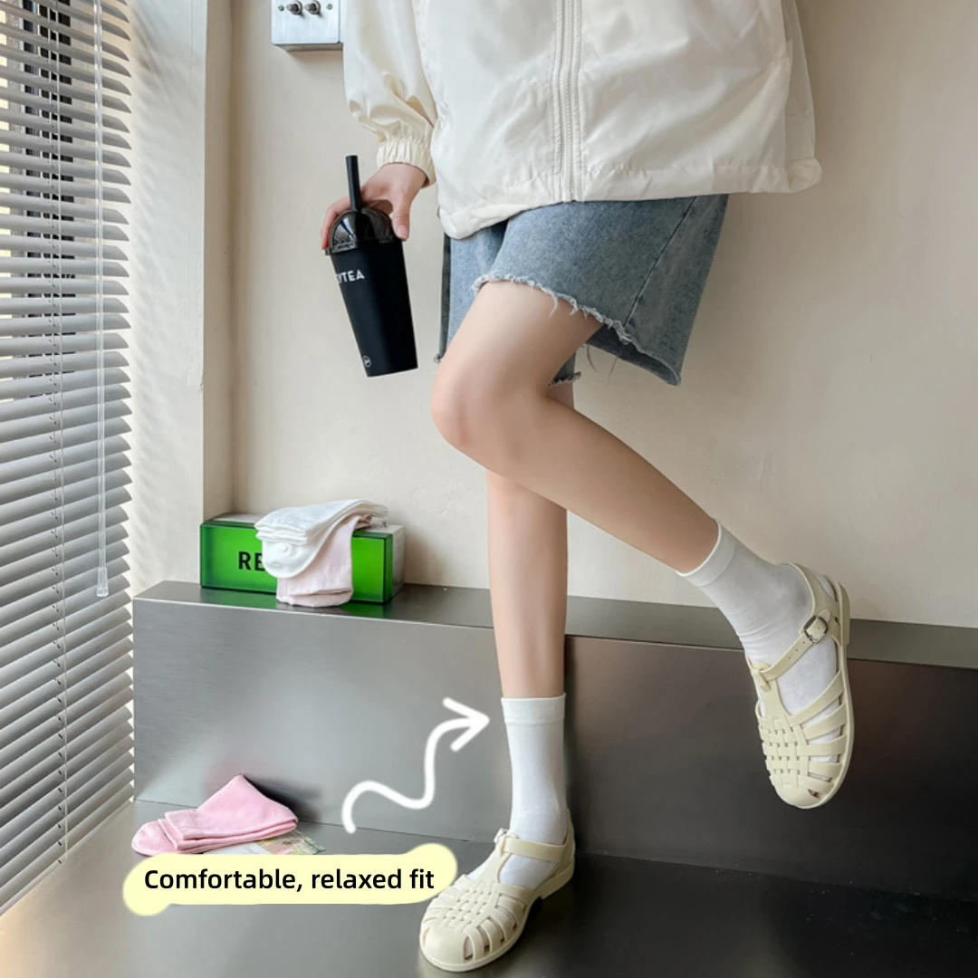 Girls Socks Odor-Resistant Women Comfort Socks Japanese Socks Versatile For Winter Daily Wear Spring