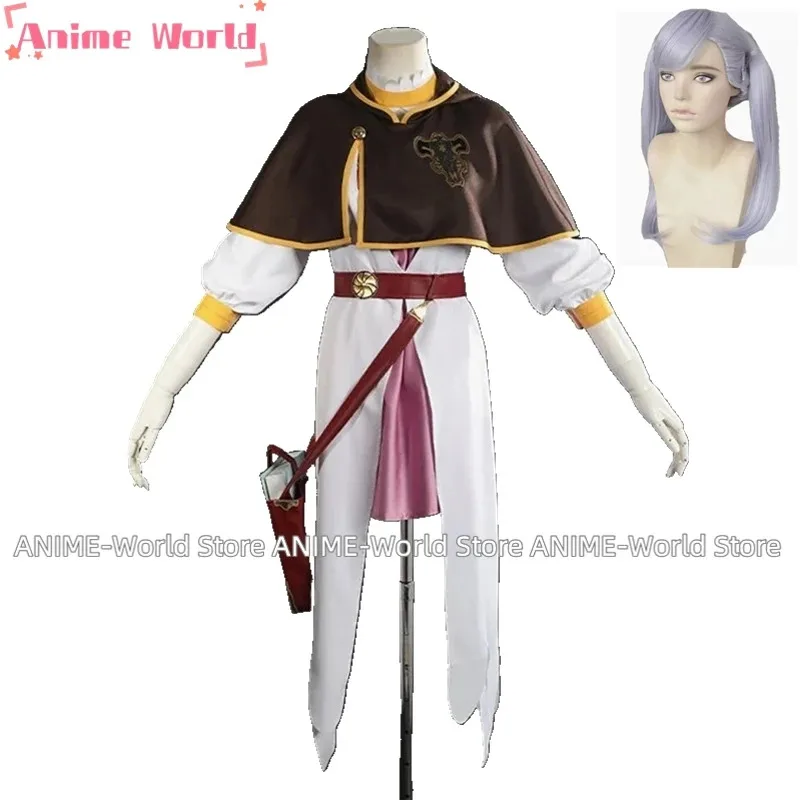 

《Custom size》Anime Noelle Silva Cosplay Costume Dress Wig