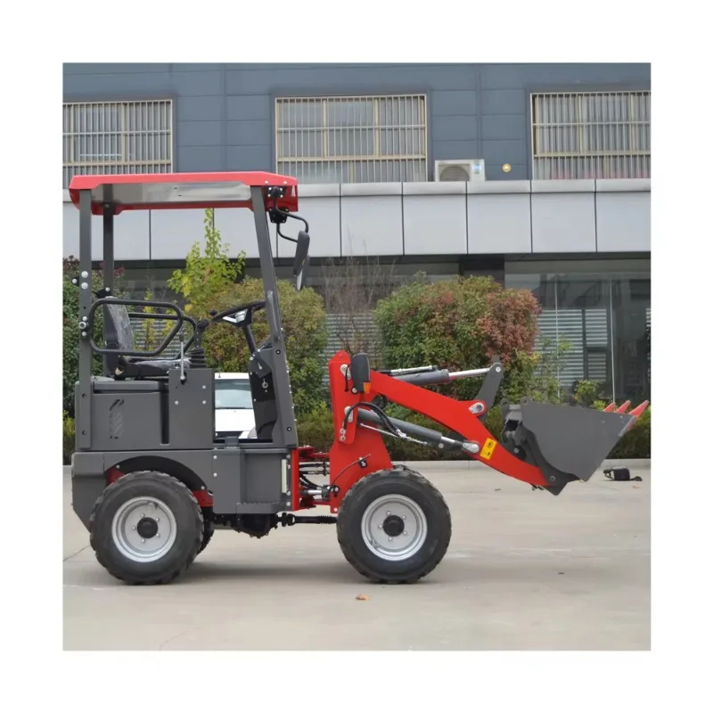 Agricultural Compact Mulcher Garden Small Electric Backhoe Loader Mini Front End Wheel Loader for Sale