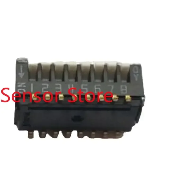 10PCS CHP-081TB Patch 8-bit Dip Switch 1.27mm Side Plucked Key Coding.