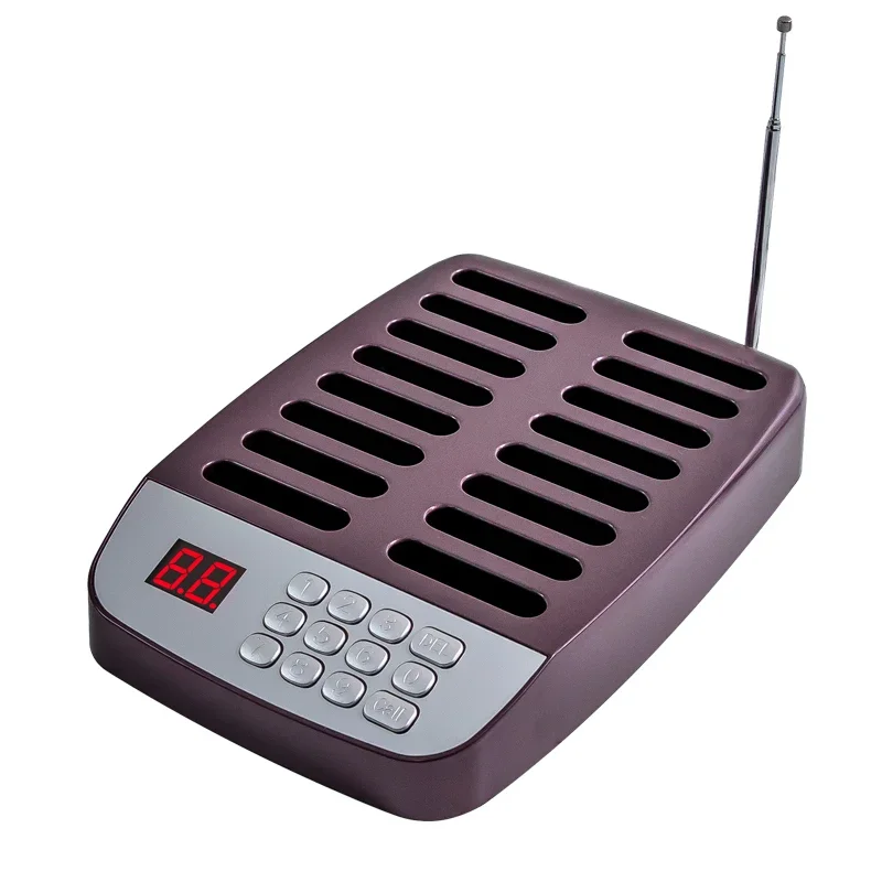 Wireless Restaurant Pager System Guest Customer Waiter Calling 16 Beeper Pager Buzzer For Restaurant Food Court Cafe  Beach Bar