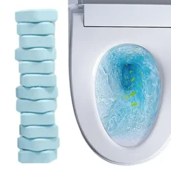 12Pcs Toilet Tablets Automatic Flushing Blue Bubble Toilet Bowl Cleaner Concentrated Toilet Cleaning Tablets Long Lasting Toilet