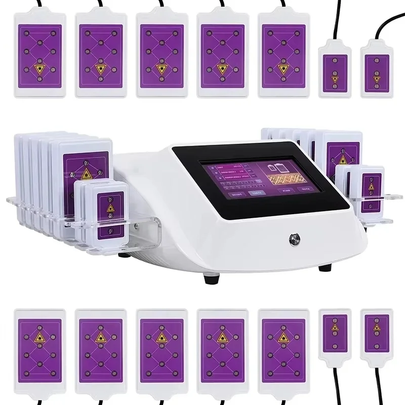 Professional Laser Machine for Fat Reduction, Anti-Cellulite Beauty Equipment, Slimming, Body Weight Loss, 14 Al