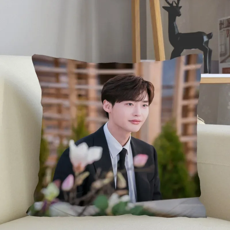 Musife Lee Jong Suk KPOP Pillowcase Custom Square Pillow Cover Case Zipper Pillowcase 35X35,40x40,45x45cm Drop Shipping 12.15