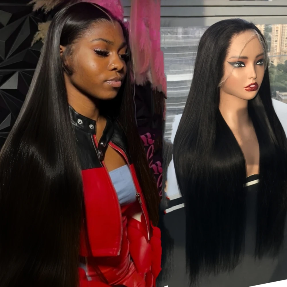 

Millionaire Queen Bone Straight Glueless Wig 13x6 Real HD Lace Front Wig Brazilian 100% Human Hair 5x5 Lace Front Wigs For Women