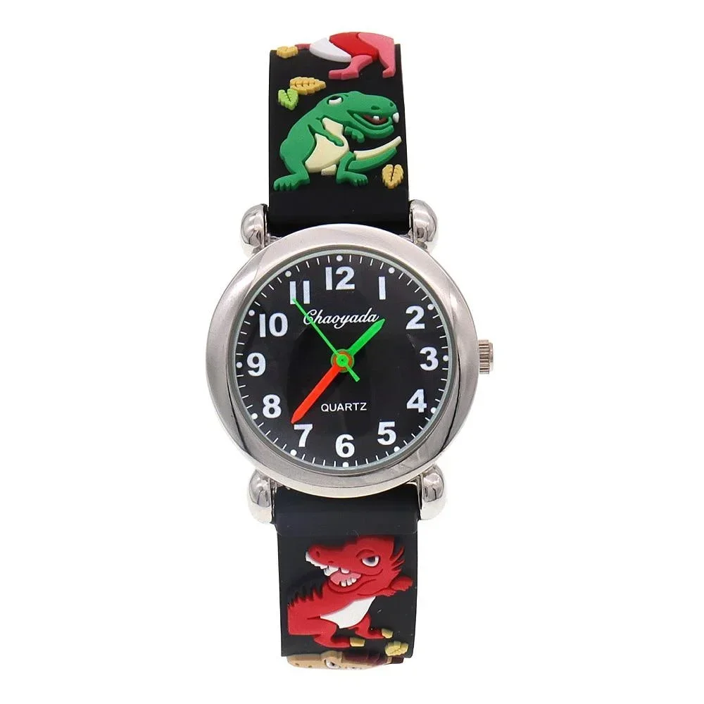 Casual Fashion Quartz Watch for Boys And Girls with Silicone Strap Timepiece