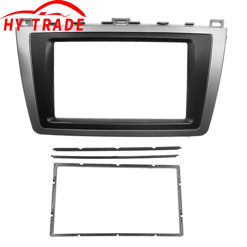 

2 DIN Car DVD Stereo Panel Radio Fascia Frame for Mazda 6 Atenza 2008-2012 Dash Mount Installation Trim Refitting DVD