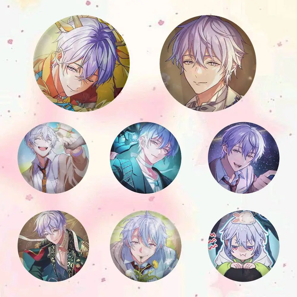 Towa Otonashi Anime Figure Badges Button Round Creative Pin Brooch Badge Bag Decor Accessories Fans Collect Friends Gifts