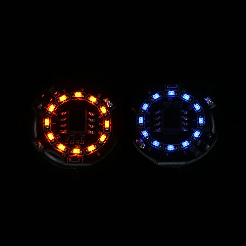 磁気制御ランプ マグネット ワイヤレス LED 誘導ライト + ボタン電池 + マグネット DIY おもちゃ ロボット アニメ 風景モデル