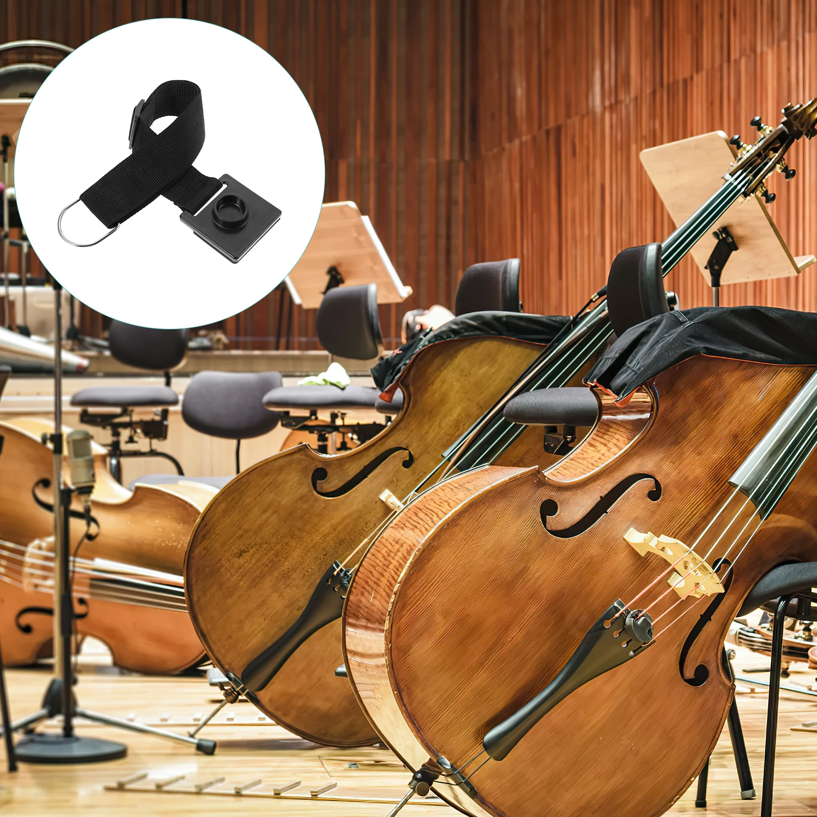 

Anti-Slip Mat For Cello 40-70Cm Adjustable Non-Skid Holder Stand Floor Protection For Cello Double Bass Instrument Players