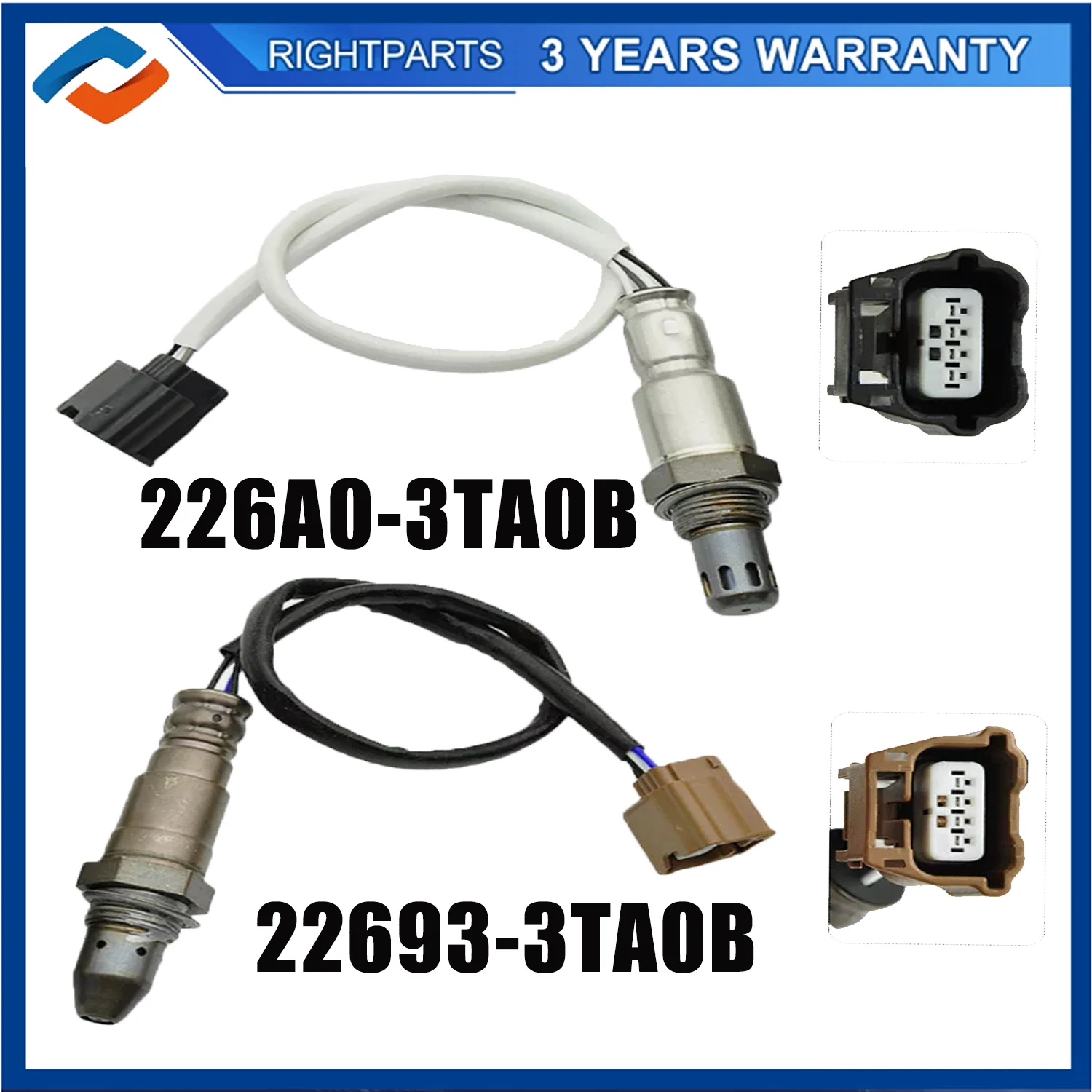 2PCS 226A0-3TA0B 22693-3TY0A Car Upstream and Downstream Air Fuel Ratio Lambda O2 Oxygen Sensor For Nissan Altima 2013-2017 2.5L