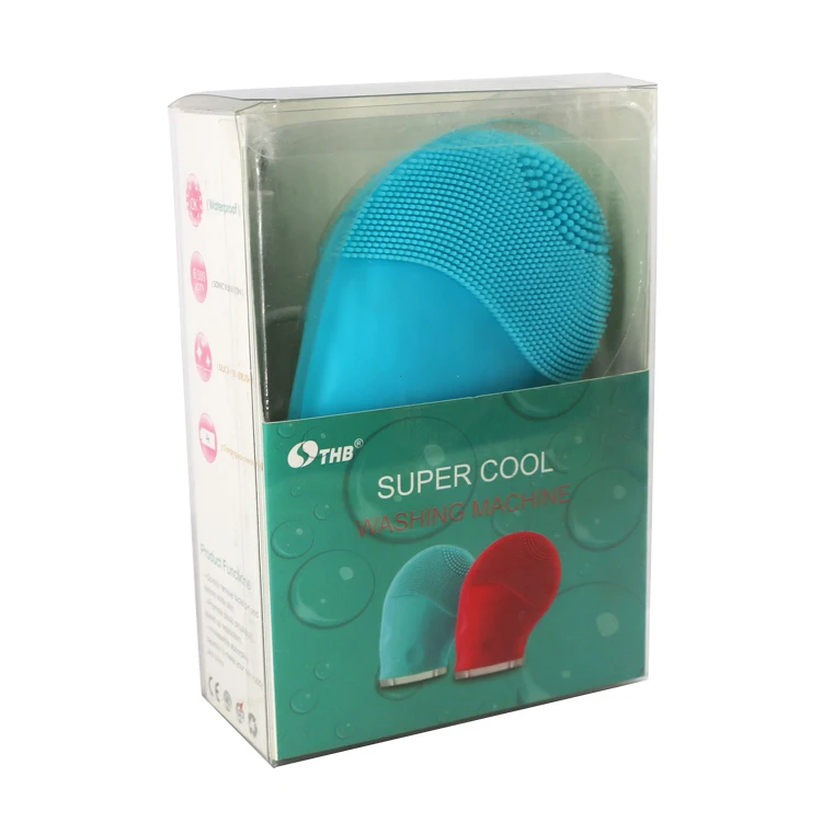 Household Electric Silicone Facial Cleanser,Electric Facial Cleanser,Mini Massage Brush Beauty Instrument Deep Cleaning