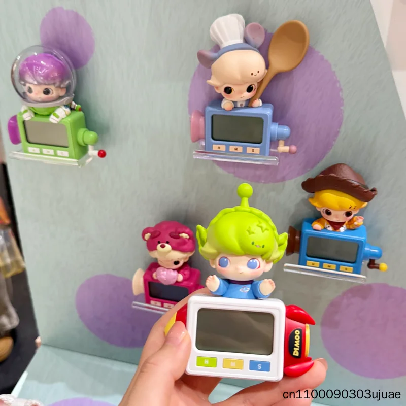 POPMART DIMOO WORLD PIXAR Series Timer Refrigerator Magnet Blind Box Toys Anime Action Figure Surprise Mystery Box Kawaii Dolls view 3