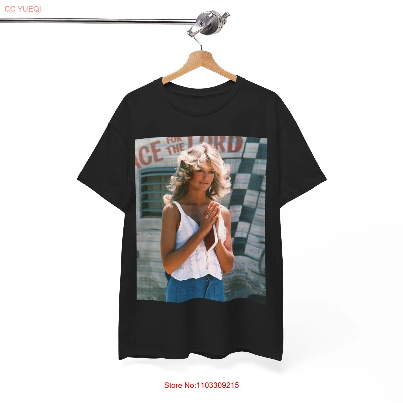 Футболка Farrah Fawcett, шарлис, ангелы, винтажная модель, унисекс, тяжелый хлопок, ретро