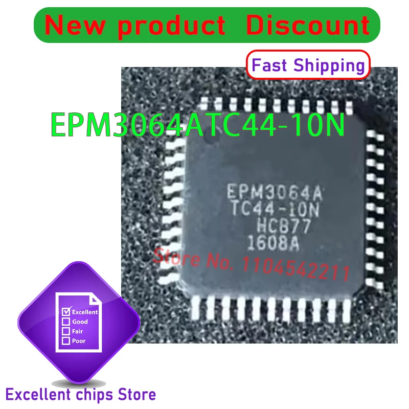 

(10-20 шт.) 100% новый набор микросхем EPM3064ATC44-10N EPM3064ATC44 EPM3064 TQFP44