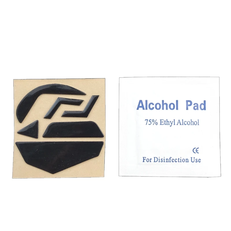 Mouse Skates Pads 1Set Black Rounded Curved Edges Mouse Feet Stickers Replacement for  G502 Mouse DropShipping