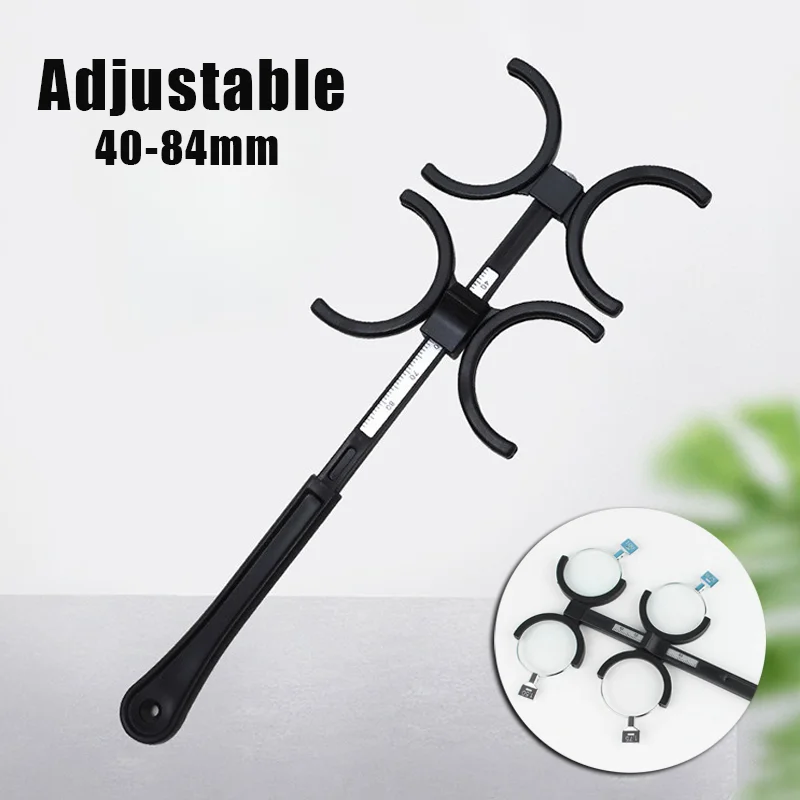 

Insert-type 4-Lens Adjustable To 84mm Scale Optical Optometry Flip Trial Lens Holder Plastic Frame Amblyopia MyopiaTraining Tool