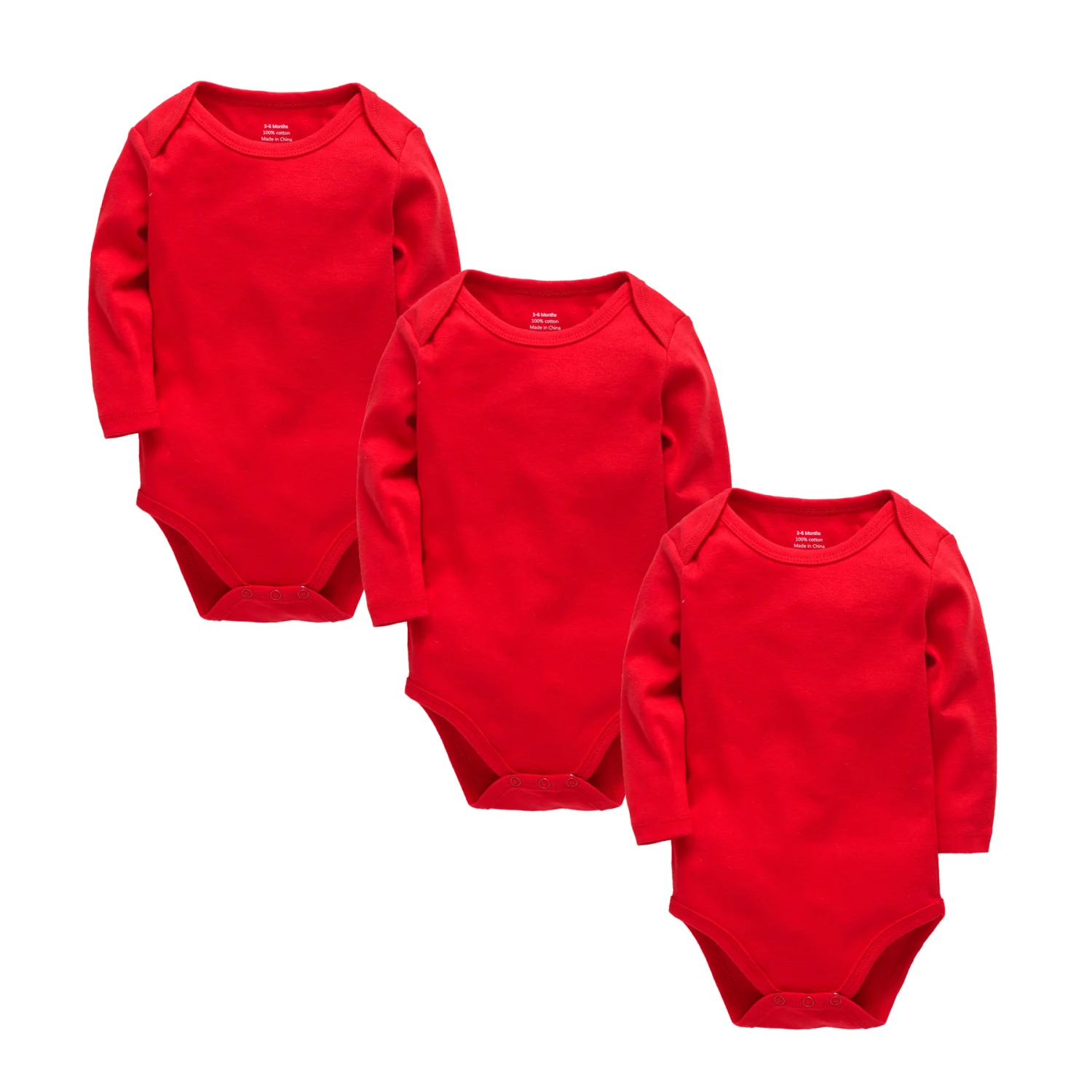 3 stks/set veelkleurige baby unisex kleding bodysuits met lange mouwen katoen zachte jumpsuits ondergoed pasgeboren loungewear baby-outfit