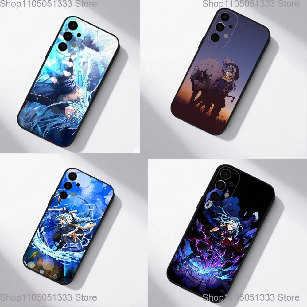 

R-Rimurus T-Tempest Slimes Phone Case For Samsung S25,S24,S21,S22,S23,S30,Ultra,S20,Plus,Fe,Lite,5G Black Cover