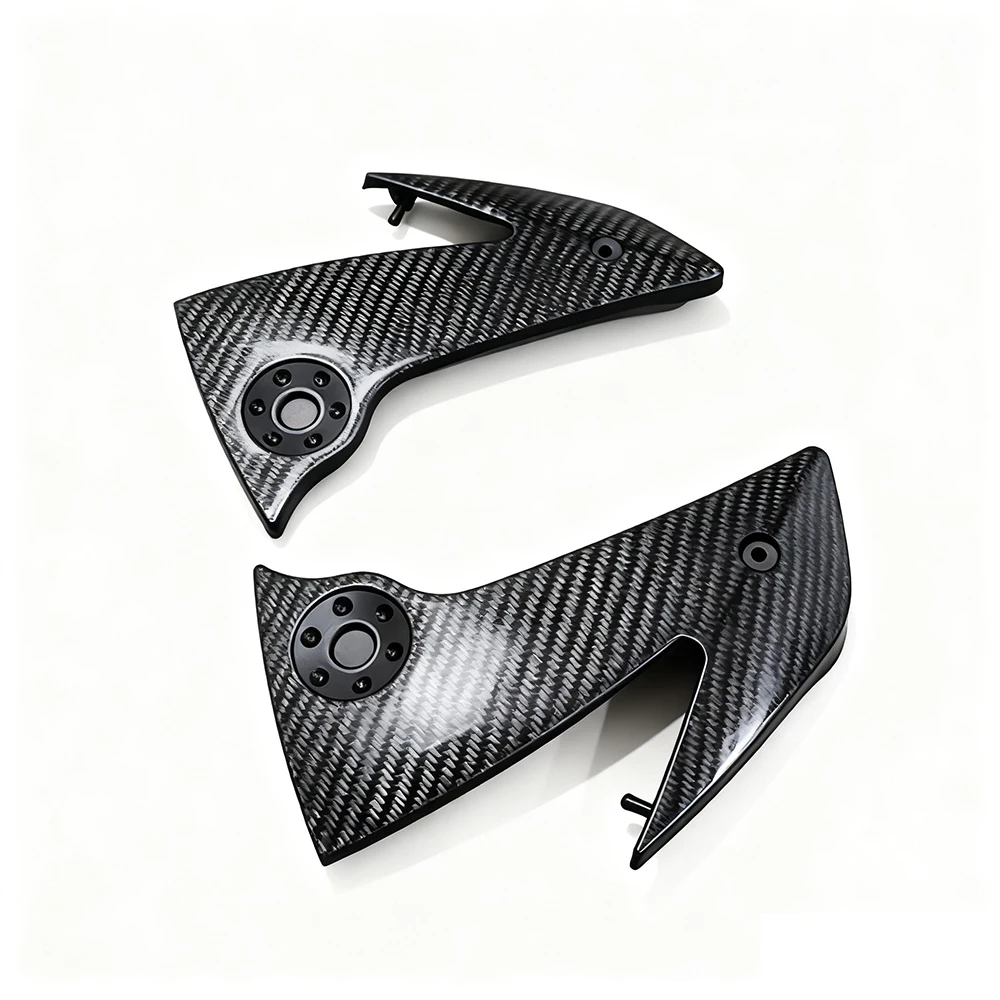 ABS Plastic Carbon Fiber Color Motorcycle Panel for KAWASAKI NINJA 650 EX650 ER6F 2006-2008 Frame Guard Cover Protector Side Kit