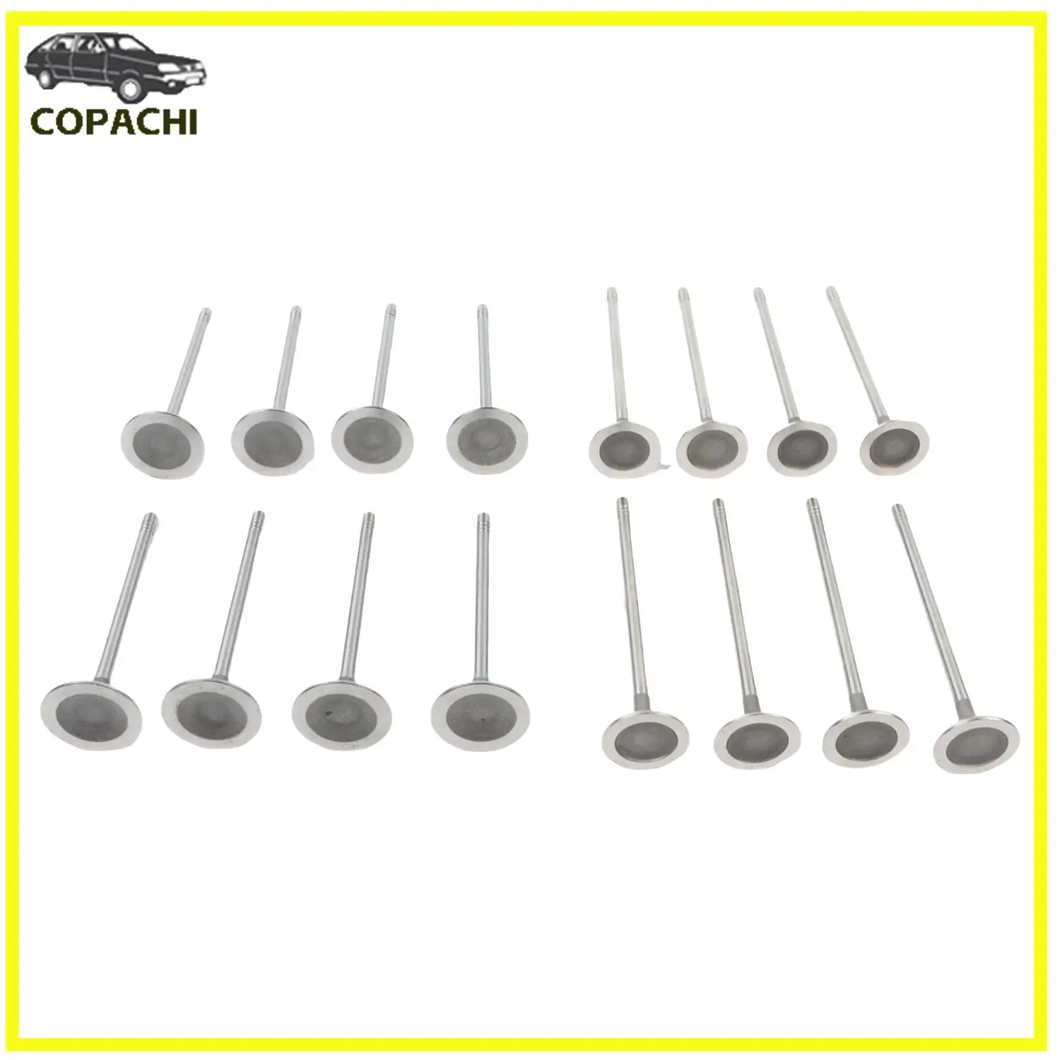 

16pcs/set Exhaust&Intake Valves For BMW Mini 118i Cooper S F20 F30 R55 R56 N13 N18 1.6T 11347585901 11347547187 V95038 Car Parts