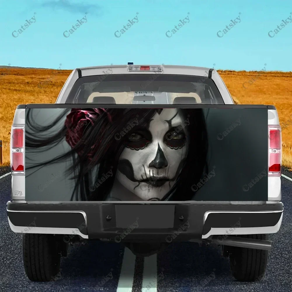 Sugar skulls car sticker truck rear tail modification custom suitable for SUV car truck packaging sticker decal