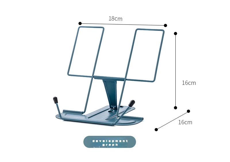 Reading Stand Foldable Adjustable Mobile Phone Tablet Support Portable Bookends Desktop Office Reading Stand