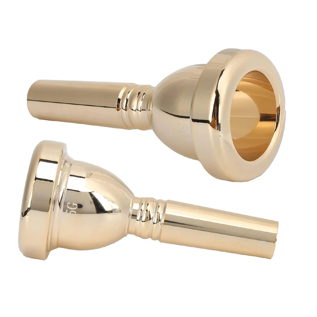 

SLADE Bach 12.7mm Tenor Trombone Mouthpiece Golden Brass 5G Mouth Brass Musical Instrument Replacement Part