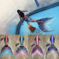 Adult Mermaid Tail Woman Swimsuit Hot Stamping Printing Dyeing Light Comfort Fabric Cosplay Aquarium Swimming Diving Dream Gift