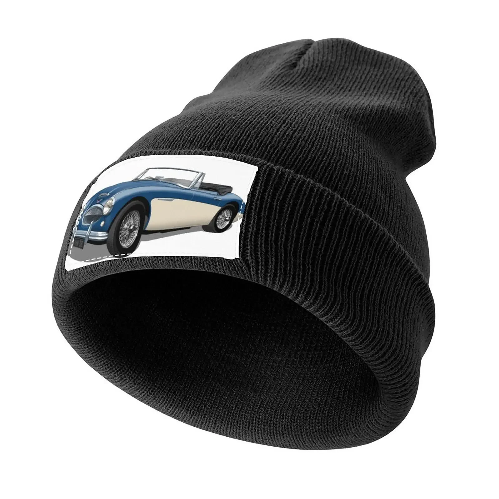 Austin Healey 3000 Mk3 in dark blue and white Knitted Cap hiking hat tea Hat Streetwear sun hat Caps Women Men's